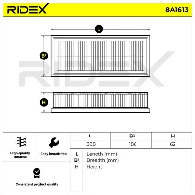 8A1613 3.webp - Alternative Part Numbers: 8A1613, 7L0129620A , 95511013110, 95811013010, 7P0129620A , PHB500074 , PHE500020 , PHE500021 , 95511013100, 95811013000