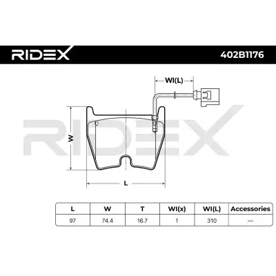 402B1176 3.webp - Alternative Part Numbers: 402B1176, 8U0698151F, 8U0698151G, 8U0698151H, 8U0698151J, 8V0698151F, 8V0698151H, 8V0698151K, 8V0698151M, 8V0698151N