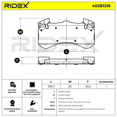 402B1216 3.webp - Alternative Part Numbers: 402B1216, 4G0698151F , 4G0698151AB , 4H0698151F , 4H0698151R , 4H0698151J , 4H0698151Q  , 4H6698151 