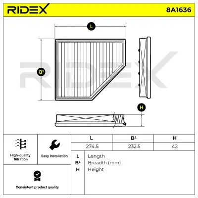 8A1636 33.webp - Alternative Part Numbers: 8A1636, 13718580428, 13 71 8 580 428