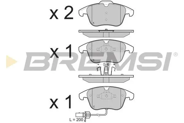 [(14836, 'FRONT BRAKE PAD - (BP3348, 8K0698151A, 8K0698151F , 8K0098301F)')]