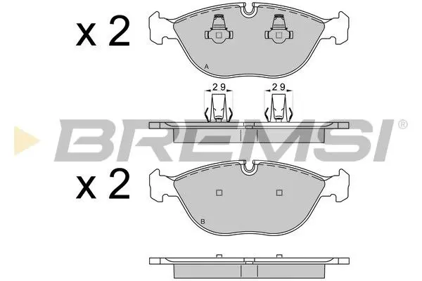 FRONT BRAKE PAD (BP3571)