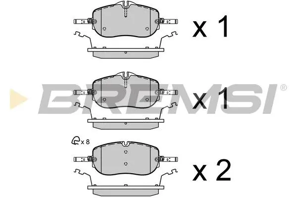 FRONT BRAKE PAD (BP3994)