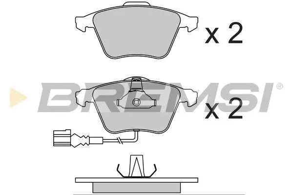 FRONT BRAKE PAD (BP3741)