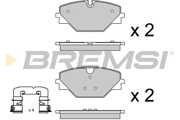 REAR BRAKE PAD (BP4076)