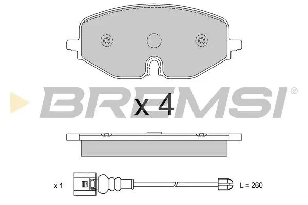 [(97186, 'FRONT BRAKE PAD - (BP3987, 5WA698151A , 5WA698151P , 5WA698151Q)')]