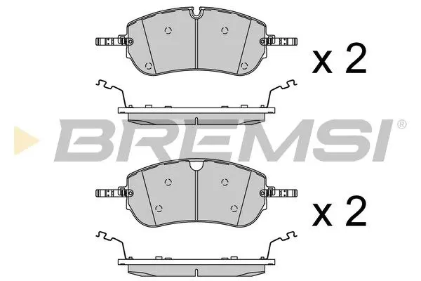 FRONT BRAKE PAD - BP3939, J9C26726 , LR140696 , LR160477 , J9C33342 , J9C37915 , LR174900