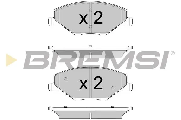 FRONT BRAKE PAD - BP3591, 6RU698151 , 6RU698151A , 6RU698151B , JZW698151AK