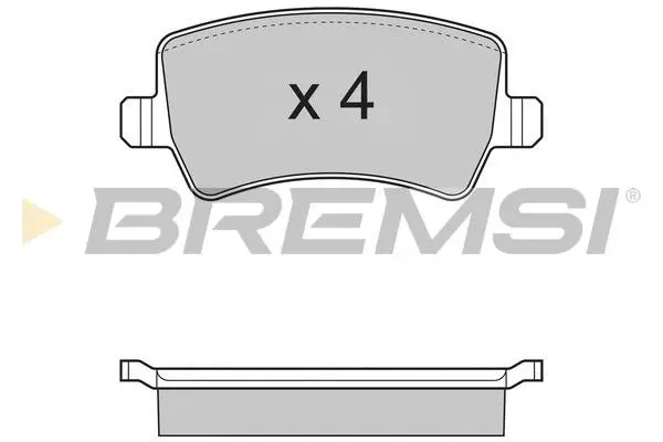 REAR BRAKE PAD - BP3298, LR027129, LR043285 , LR043714 , LR134695, 30671574, 30671575, 30742491, 30742516, 30794554, 30794555, 31317482, 31317483, 31408670, 31445796