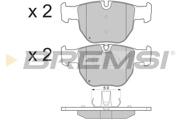 REAR BRAKE PAD - BP3287, SFC000010 , SFC500050 , SFC500070 , SFC500080, SFC500090