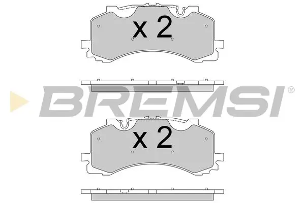 FRONT BRAKE PAD - BP3776, 4M0698151AH , 4M0698151AL , 4M0698151BB , 4M0698151BL , 4M0698151BM , 4M0698151E , 4M0698151K , 4N0698151 , 4N0698151G , 4N0698151K