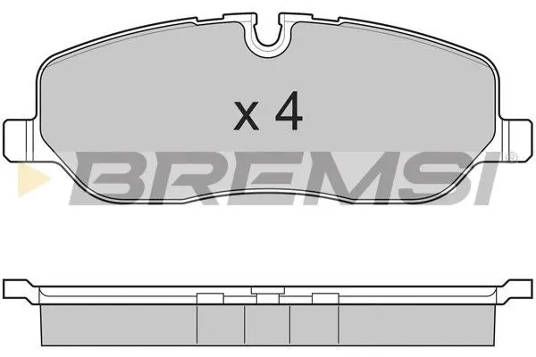 FRONT BRAKE PAD - BP3206, SFP500010 , LR134694 , LR019618 , SFP5000010 , SEE500020 , SFP500020