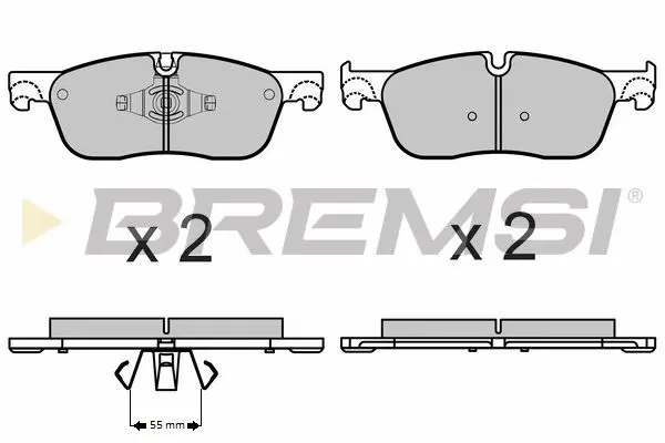 FRONT BRAKE PAD - BP3667CE, LR061373 , LR072681 , LR090689 , LR118006 , LR160435 , C2C41984 , J9C17007 , J9C18522, LR128263 , T2H53847 , T4N13434 , T4N9760