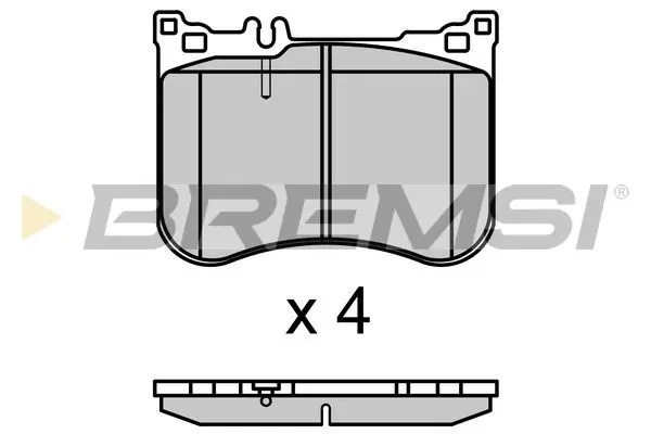 FRONT BRAKE PAD - BP3712, AA0004204404, A0064205020 , A0064208820 , A0064209320, A0074203320 , A0084200220 , A0084200920, A0084203320