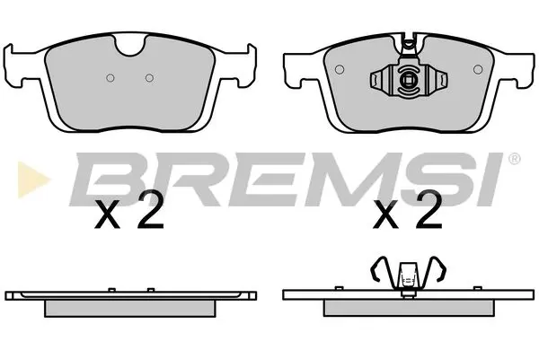 FRONT BRAKE PAD - BP3731, 31445986, 31445985