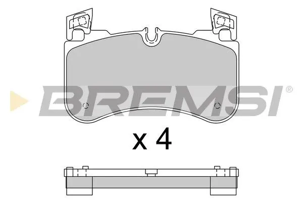 FRONT BRAKE PAD - BP4043, LR110084 , LR138646 , LR149626 , LR157174
