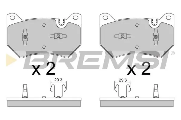 FRONT BRAKE PAD - BP3869 , 80A698151B , 80A698151F