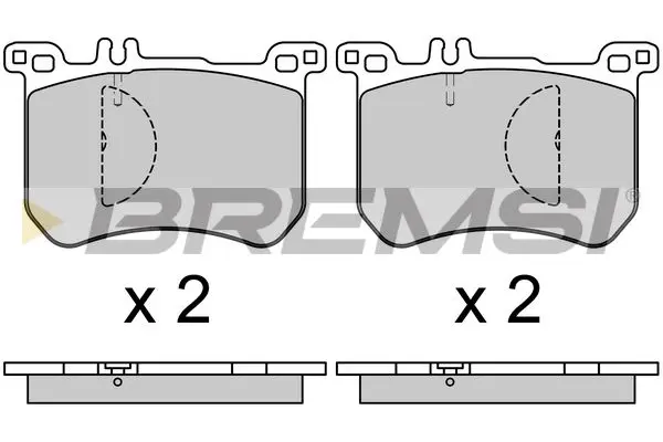 FRONT BRAKE PAD - BP3714, A0064204920 , A0064209720 , A0074203220 , A0074204020 , A0084200120 , A0084203520