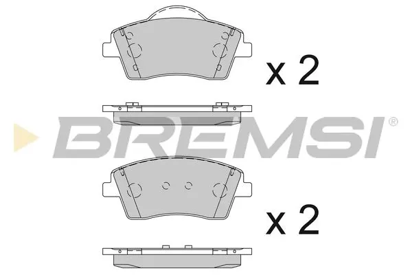 FRONT BRAKE PAD - BP3845, 32276932, 32287456, 31471409, 31471410, 32287456(VOLVO)