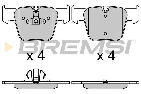 FRONT BRAKE PAD - BP3715, A0004206904 , A0044207520 , A0044207520(MERCEDES-BENZ)