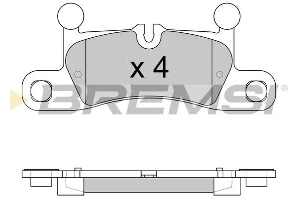 REAR BRAKE PAD - BP3585, JZW698451R , 7P0698451A , 7P6698451 , 7P0698451 , 95835293900, PAA698451A , 95835293981, 95835293972, 9Y0698451J 
