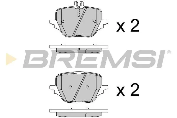 REAR BRAKE PAD - BP3945, A0004204103 , A0004204203 , A0004209305 , A0004209405 , A0004209505, 0004204103 , 0004204203 , 0004209305 , 0004209405 , 0004209505 