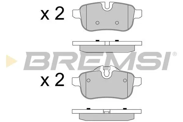 REAR BRAKE PAD - BP3581, 34216788275, 34216797861