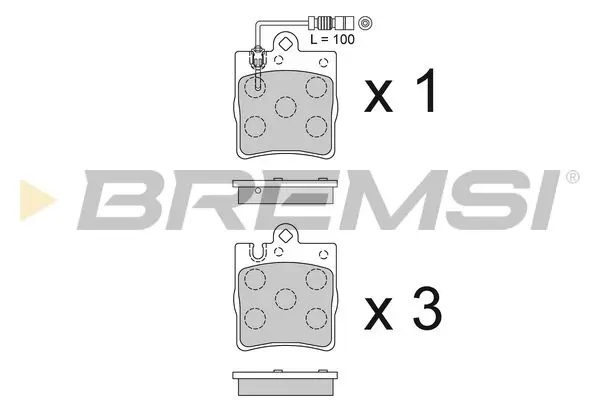 REAR BRAKE PAD - BP2936, A0024205220, A0054201920, A0034205220, A0034202820, A0024205220(MERCEDES-BENZ), A0054201920(MERCEDES-BENZ), A0034205220(MERCEDES-BENZ), A0034202820(MERCEDES-BENZ)