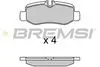 REAR BRAKE PAD - BP3734, 4474200120, 4474200320, A4474200120, A4474200320