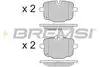 REAR BRAKE PAD - BP3450, 34212284389, 34212284390, 34212284466, 34216775346, 34216857805, 34216867175, 34212449304, 34212449305, 34216892642