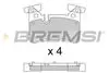 REAR BRAKE PAD - BP3773, A0004203400, A0004203400(MERCEDES-BENZ), A0054209020, A0064207820, A0074209320