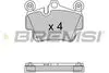 FRONT BRAKE PAD - BP3564, 9735193904, 99735193907, 99735193902, 99735193903, 99735193904, 99735193905, 99735193906