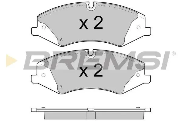FRONT BRAKE PAD - BP3415, LR016962, LR051626, LR051626(LANDROVER), LR015578, LR021253, LR026220, LR026221, LR031969, LR032063, LR047859, LR047589, LR057725, LR101981, LR161940