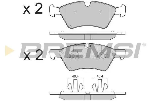 FRONT BARKE PAD - BP3279, 0044204020 , 1644200820, 1644201820, 1644202220, 1644202620