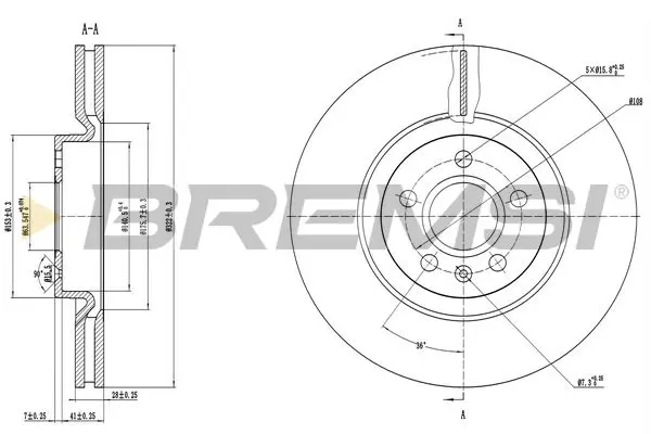 FRONT BRAKE DISC SET - CD8693V, 31423724, 31471413, 31665446, 32217561, 32233185, 32254356
