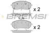 FRONT BRAKE PAD - BP3844, 4704205300, D10605JU0A, A4704205300, BP3844(BREMSI), 4704205300(MERCEDES-BENZ), D10605JU0A(NISSAN), A4704205300(MERCEDES-BENZ)