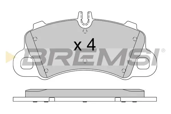 FRONT BRAKE PAD - BP3866, 95B698151AQ, 95B698151AA, 9Y0698151A, 9Y0698151AR, 9Y0698151R, 9Y0698151, 9Y0698151T