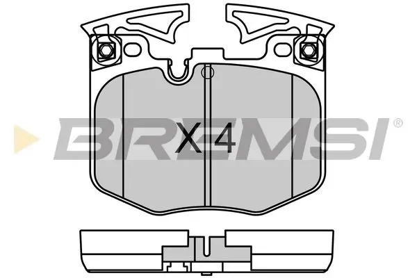 FRONT BRAKE PAD - BP3759, 34116872750, 34116874430, 34116880734, 34116880735, 34116888457, 34116888458, 34116889570, BP3759(BREMSI), 34116872750(BMW), 34116874430(BMW), 34116880734(BMW), 34116880735(BMW), 34116888457(BMW), 34116888458(BMW), 34116889570(BMW)
