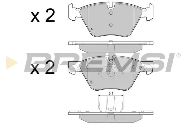 FRONT BRAKE PAD - BP3447, 34112288875, 34112288876, 34112288878, 34112288879, 34112339267, 34116763617, 34116763618, 34116769099, 34116769100, 34116771868, 34116779099, 34116799166, 34116777772, 34116796844, 34116775310, 34116797858, 34116797859, 34116858047, 34112288856, BP3447(BREMSI ), 34112288875(BMW), 34112288876(BMW), 34112288878(BMW), 34112288879(BMW), 34112339267(BMW), 34116763617(BMW), 34116763618(BMW), 34116769099(BMW), 34116769100(BMW), 34116771868(BMW), 34116779099(BMW), 34116799166(BMW), 34116777772(BMW), 34116796844(BMW), 34116775310(BMW), 34116797858(BMW), 34116797859(BMW), 34116858047(BMW), 34112288856(BMW)