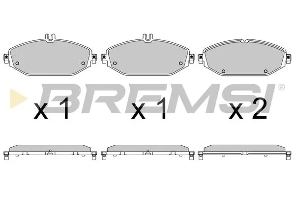FRONT BRAKE PAD - BP3641, A0084203820 , 0084203820 , 0084202820 , 0004209300 , 0004209103 , A0084203820(MERCEDES-BENZ), A0084202820 , A0004209300 , A0004209103 