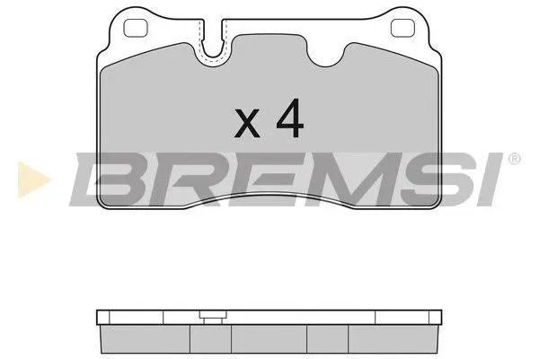 FRONT BRAKE PAD - BP3289, 7L6698151E , 7L6698151G , 7P6698151C , 7P6698151F, 8J0698151D , 8J0698151E , 8J0698151G , 8J0698151H, 8J0698151K , 8J0698151M , 7L6698151J , JZW698151T