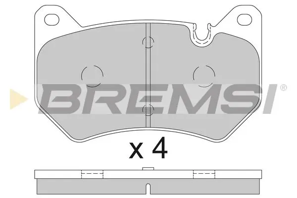 FRONT BRAKE PAD - BP3852, 80A698151C, 80A698151H, L80A698151C, L80D698151, L80D698151A