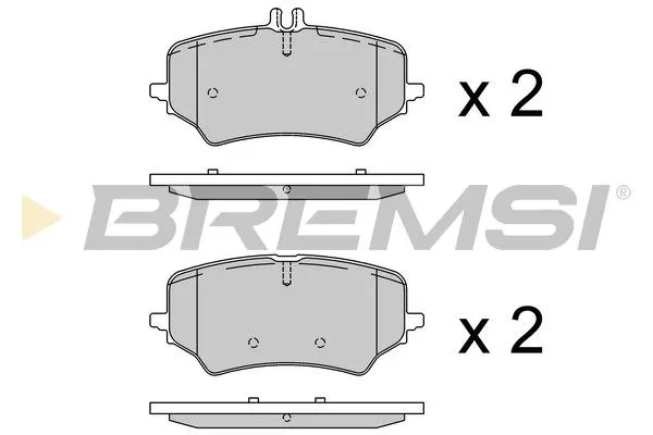 REAR BRAKE PAD - BP3970, A0004206403 , A0004206503 , A0004200606 , A0004236801