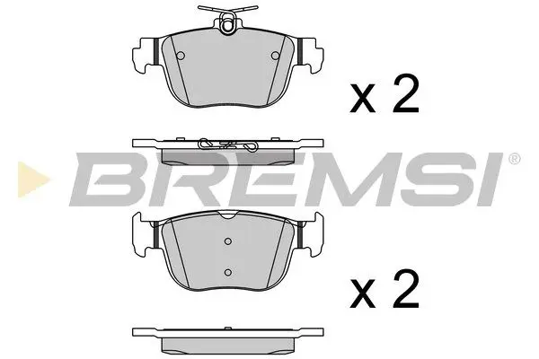 REAR BRAKE PAD - BP3921, 5WA698451G , 5WA698451 , 5WA698451K , 8Y0698451