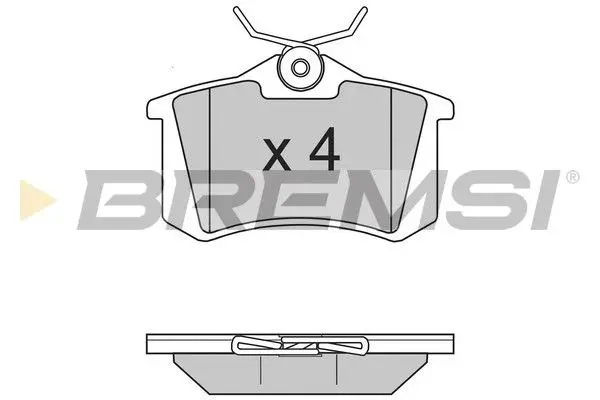 REAR BRAKE PAD - BP2806, 150698451, 1E0698451C , 1J0698451D , 1J0698451E , 1J0698451H , 1J0698451M , 1J0698451 , 4B0698451 , 4B0698451A , 4B0698451E , 4B0698451B , 4D0698451E , 4D0698451C , 4D0698451D , 5Q0698451E , 6C0698451A , 6R0698451 , 8E0698451 , 8E0698451A , 1668247480, 1E0698451B , 1E0698451C(VW), 1E0698451D , 1E0698451E , 1E0698451G , 1H0698451 , 1H0698451A , 1H0698451D , 1H0698451H , 1J0698451(VW), 1J0698451B , 1J0698451C