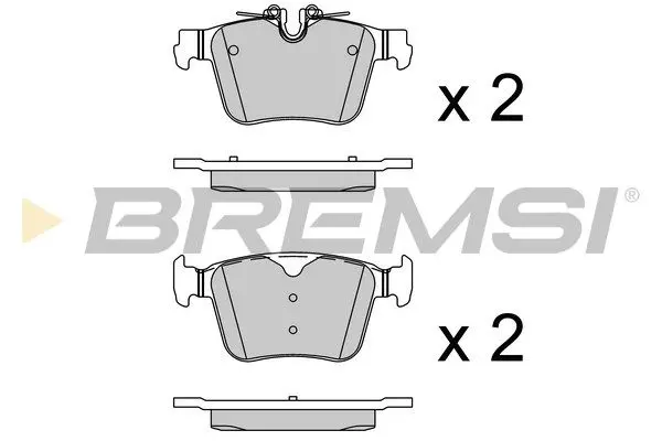 REAR BRAKE PAD - BP3985, J9C14009, J9C17943, J9C33358, T2H41074, T2H42286, T2H52753, T2H53849, T2H53872, T2H53873, T2H7439, T2H9989, T2R36215, T4A44205, T4A44844, T4A44856, T4A44875, LR061385, LR090707, LR095295, LR110327, LR123010, LR123519, LR123595, LR155059, LR155123, LR160436, LR160458, LR160459, LR160460, LR160504, LR160532, LR160580, 31400432, 31423709, 31445621, 31445622, 31471265, 31471266, 32233035, 32287446, 32287447, 32379535