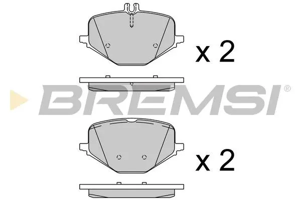 REAR BRAKE PAD - BP4039 , 0004201506 , 0004203705 , 0004205202 , A0004201506 , A0004201506(MERCEDES-BENZ), A0004205202