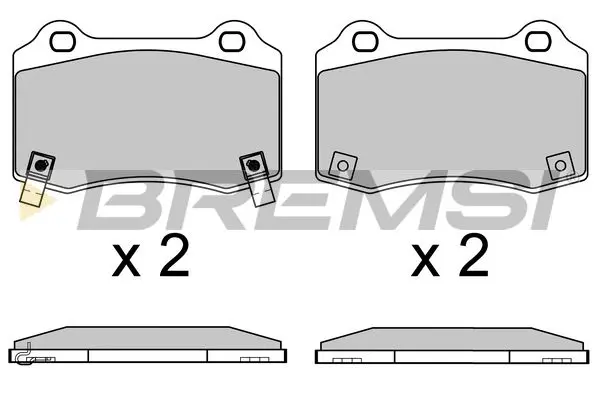 REAR BRAKE PAD - BP3649, 05174327AA, 05174327AB, 05174327AB(CHRYSLER), 5174327AA, 5174327AB, 5174327AC, 068399102AA, 068399102AB, 105506800B, 106833100A, 106833100B, 106833100C, 600645300A