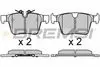 REAR BRAKE PAD - BP3664, J9C14009, J9C17943, J9C33358, T2H41074, T2H42286, T2H52753, T2H53849, T2H53872, T2H53873, T2H7439, T2H9989, T2R36215, T4A44205, T4A44844, T4A44856, T4A44875, LR061385, LR090707, LR095295, LR110327, LR123010, LR123519, LR123595, LR155059, LR155123, LR160436, LR160458, LR160459, LR160460, LR160504, LR160532, LR160580, 31400432, 31423709, 31445621, 31445622, 31471265, 31471266, 32233035, 32287446, 32287447, 32379535
